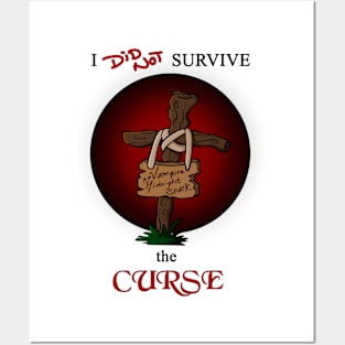 I did not survive the Curse - vampire black Posters and Art